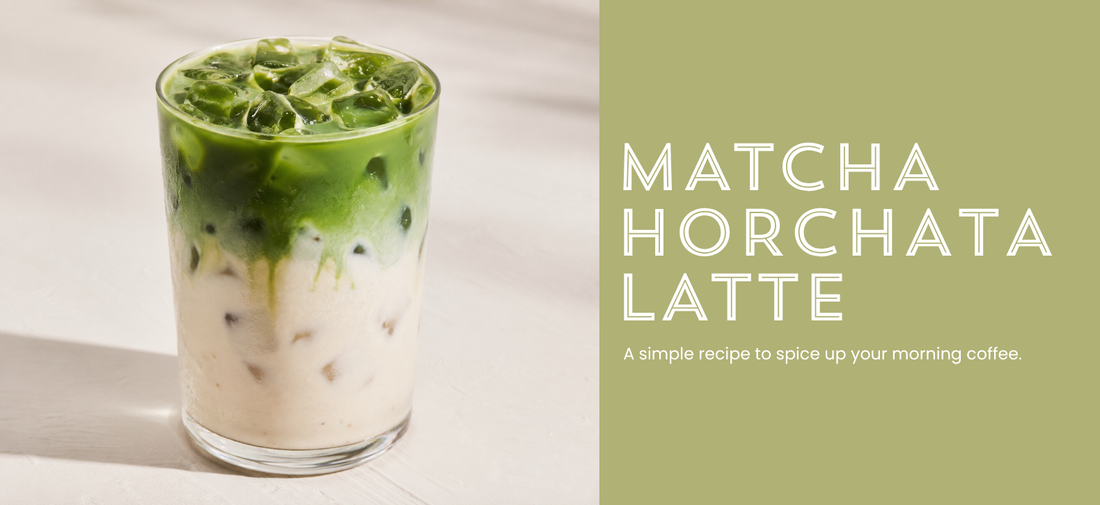 Iced Matcha Horchata Recipe